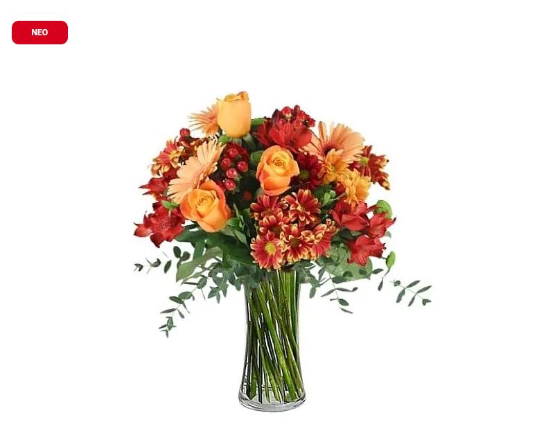 λουλουδια μπουκετο φθινοπωρινα χρωματα