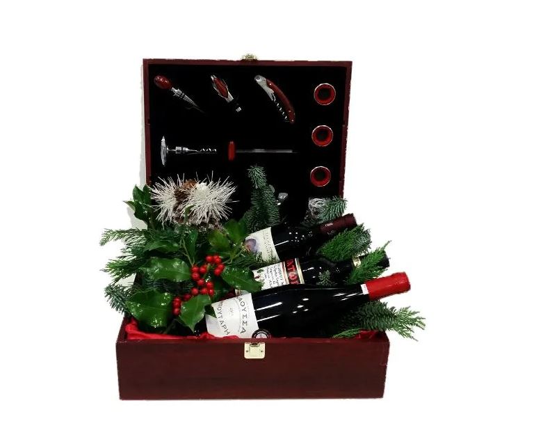 χριστουγεννιατικα δωρα κρασια