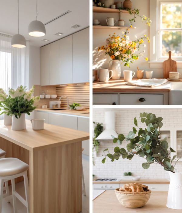 ανοιξιατικη διακοσμηση κουζινασ