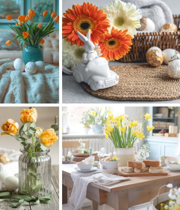 Πασχαλινα λουλουδια ιδεες διακοσμησης