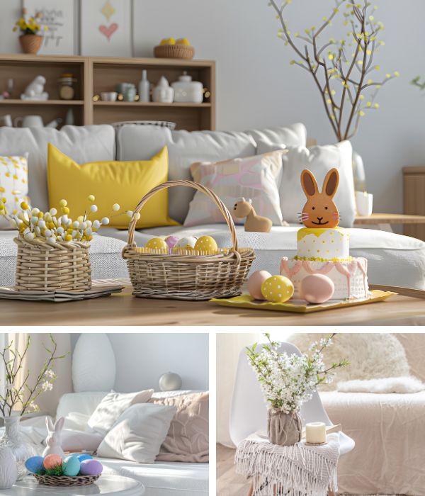 πασχαλινη διακοσμηση σαλονιου